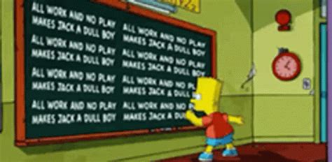 Welcome to the Deploy an NLP Text Generator Bart Simpson Chalkboard Gag guided project. . Bart simpson chalkboard gif
